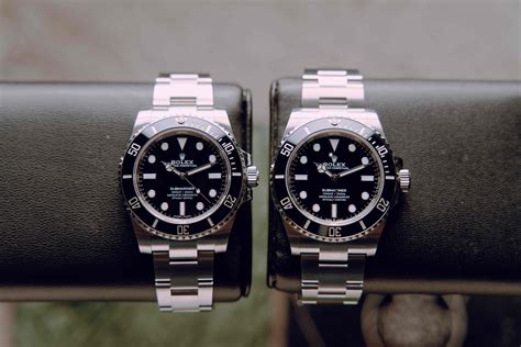 rolex submariner on wrist|rolex 114060 vs 124060.